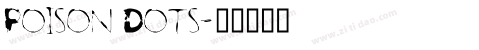 Poison Dots字体转换